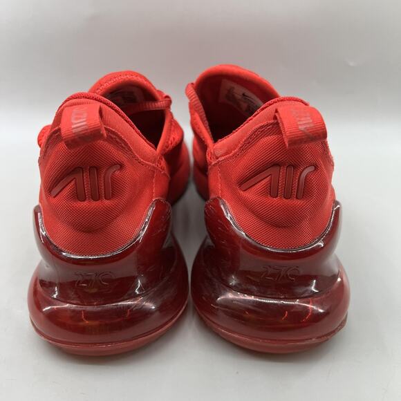 Youth 7 / Women's 8.5 - Nike Air Max 270 University Red Running Shoes Sneakers - Picture 4 of 8